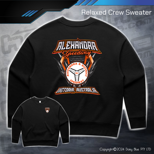 Relaxed Crew Sweater - Alexandra Speedway