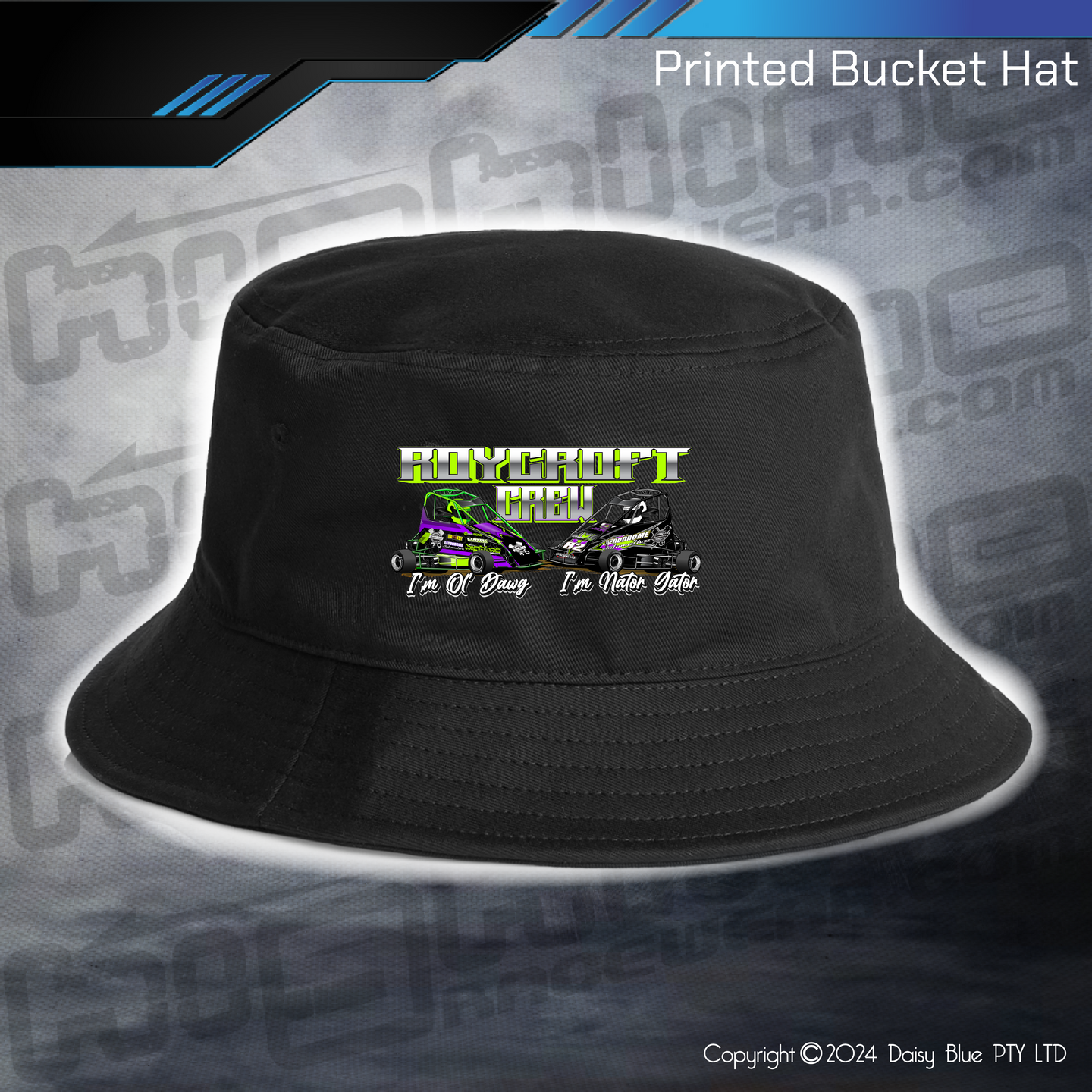 Printed Bucket Hat - Roycroft Brothers