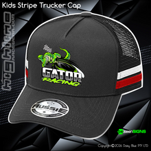 Load image into Gallery viewer, KIDS Stripe Trucker - Nate 'GATOR' Roycroft
