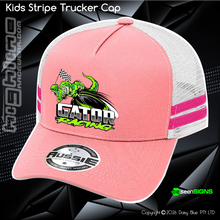 Load image into Gallery viewer, KIDS Stripe Trucker - Nate 'GATOR' Roycroft
