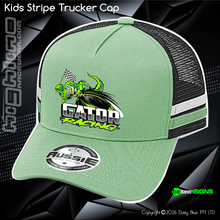 Load image into Gallery viewer, KIDS Stripe Trucker - Nate 'GATOR' Roycroft
