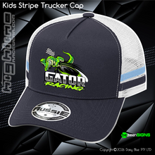 Load image into Gallery viewer, KIDS Stripe Trucker - Nate 'GATOR' Roycroft
