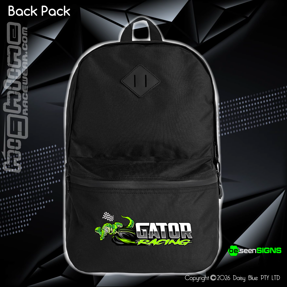 Back Pack - Nate 'GATOR' Roycroft – Highline Racewear