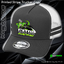 Load image into Gallery viewer, STRIPE Trucker Cap - Nate 'GATOR' Roycroft
