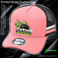 Load image into Gallery viewer, STRIPE Trucker Cap - Nate 'GATOR' Roycroft
