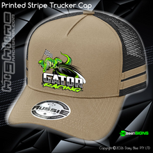 Load image into Gallery viewer, STRIPE Trucker Cap - Nate 'GATOR' Roycroft
