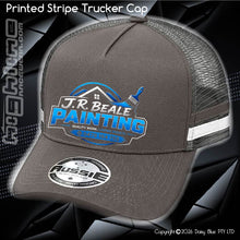 Load image into Gallery viewer, STRIPE Trucker Cap - J.R Beale Painting
