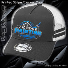 Load image into Gallery viewer, STRIPE Trucker Cap - J.R Beale Painting
