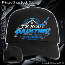 Load image into Gallery viewer, Printed Snap Back CAP - J.R Beale Painting
