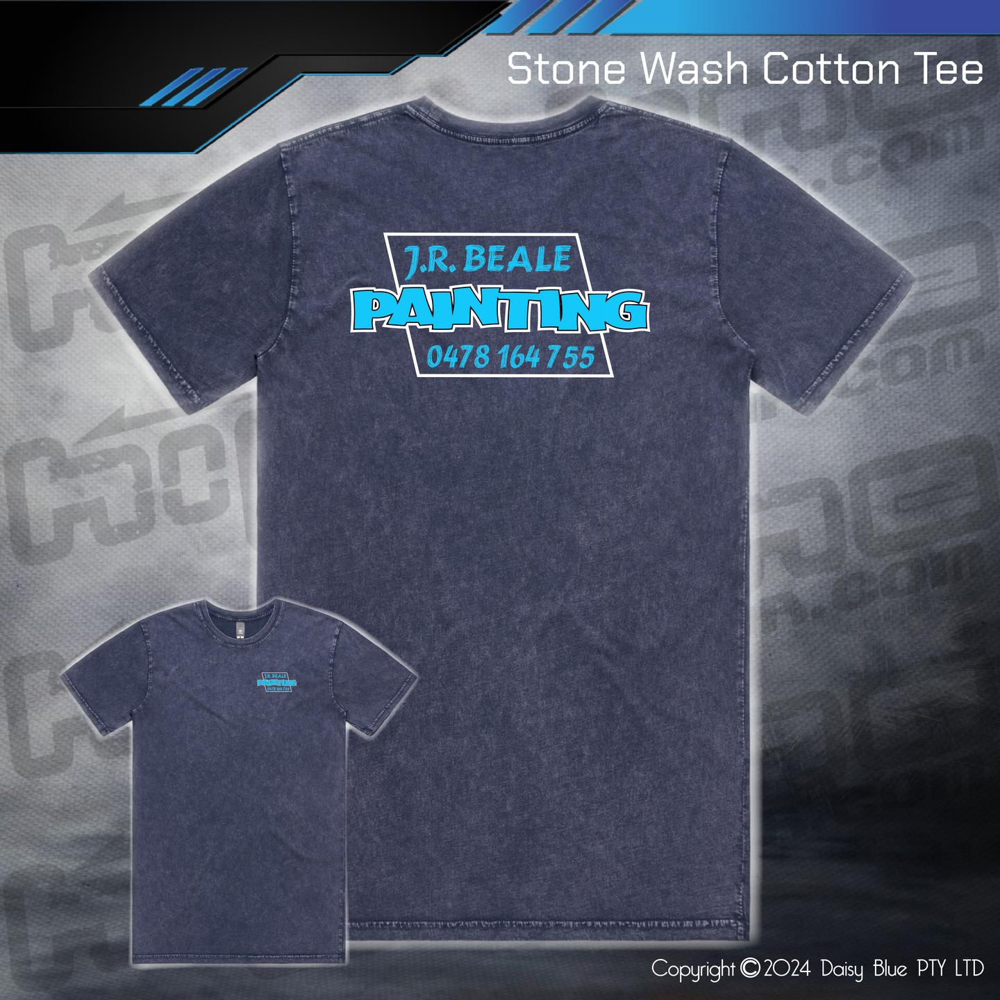 Stonewash Tee - J.R. BEALE PAINTING