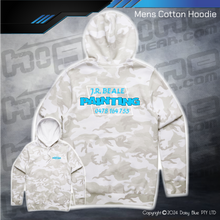 Load image into Gallery viewer, Camo Hoodie - J.R. BEALE PAINTING
