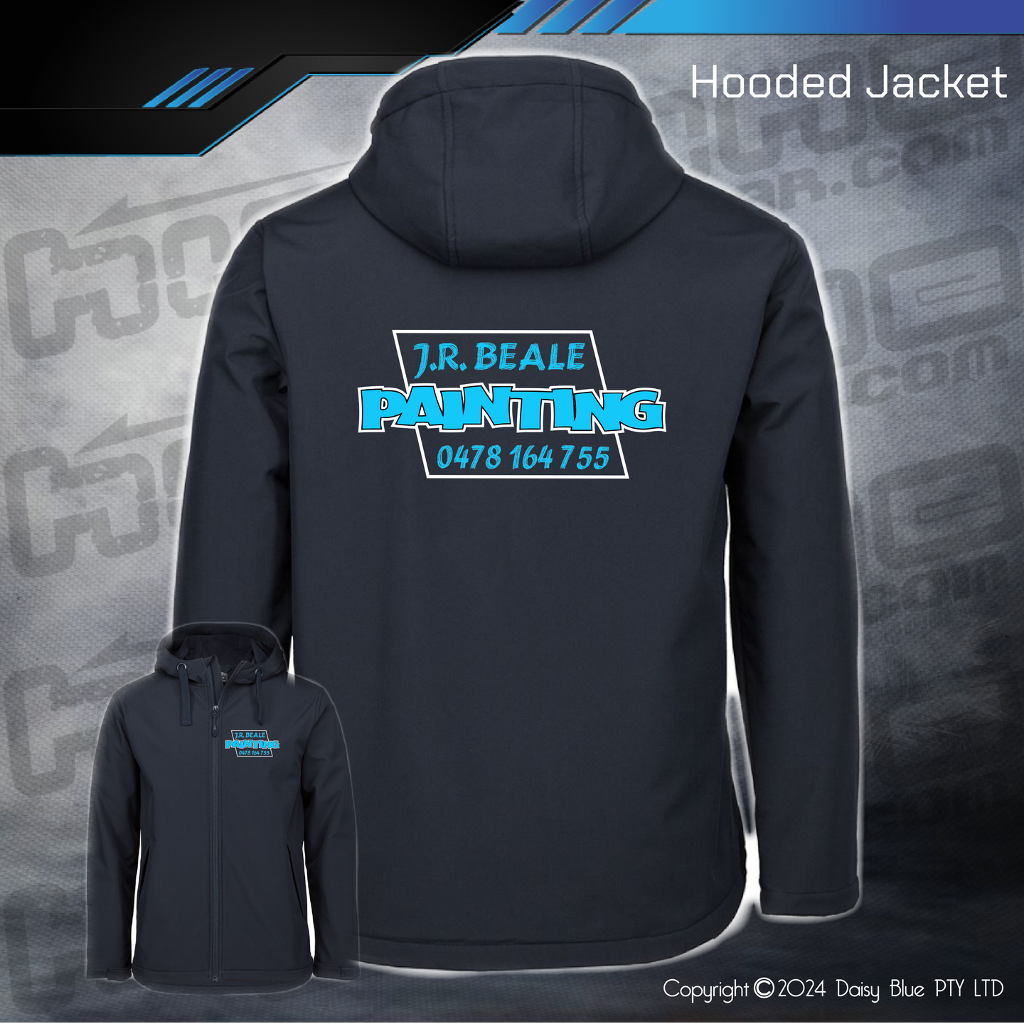 Hooded Jacket - J.R. BEALE PAINTING
