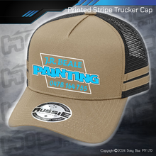 Load image into Gallery viewer, STRIPE Trucker Cap - J.R. BEALE PAINTING
