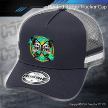 Load image into Gallery viewer, STRIPE Trucker Cap - Butterfly Effect Tattooing Studio
