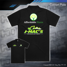 Load image into Gallery viewer, Cotton Polo - JMAC Excavations/Affordable Plants
