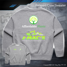 Load image into Gallery viewer, Relaxed Crew Sweater - JMAC Excavations/Affordable Plants
