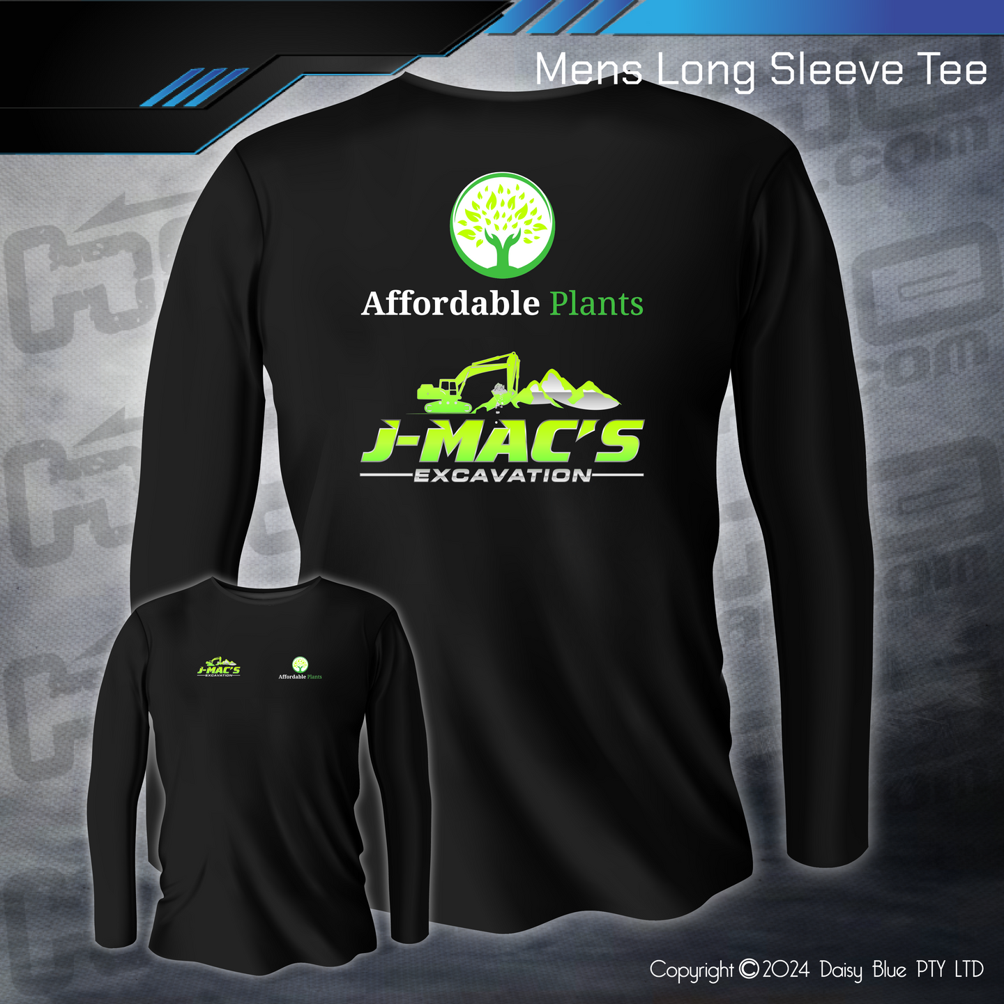 Long Sleeve Tee - JMAC Excavations/Affordable Plants
