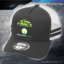 Load image into Gallery viewer, STRIPE Trucker Cap - JMAC Excavations/Affordable Plants
