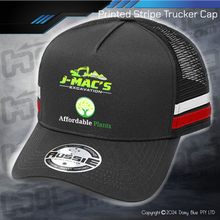 Load image into Gallery viewer, STRIPE Trucker Cap - JMAC Excavations/Affordable Plants
