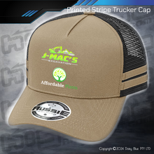 Load image into Gallery viewer, STRIPE Trucker Cap - JMAC Excavations/Affordable Plants
