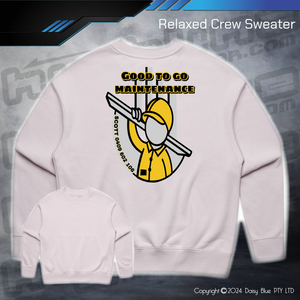 Relaxed Crew Sweater - Good to Go Maintenance
