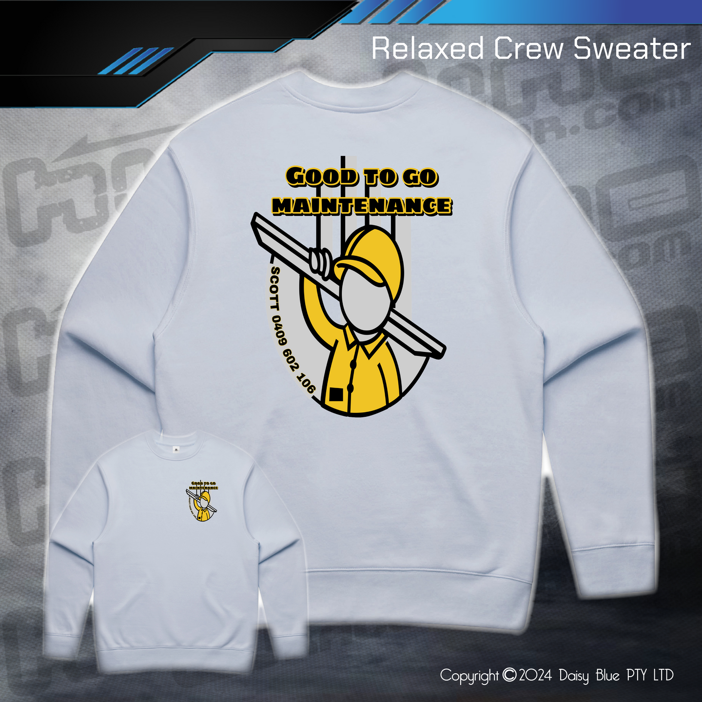Relaxed Crew Sweater - Good to Go Maintenance