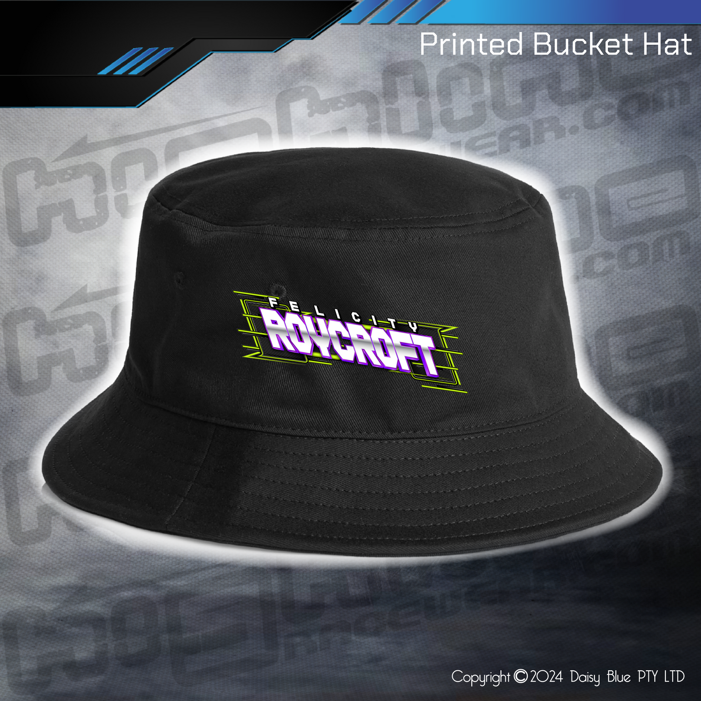 Printed Bucket Hat - Felicity Roycroft