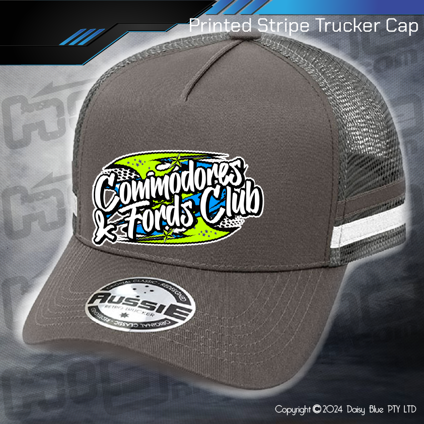 STRIPE Trucker Cap - CFC Logo