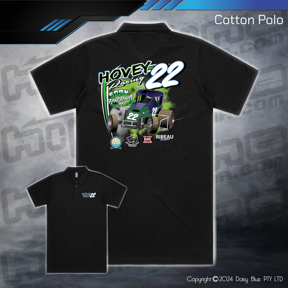 Cotton Polo - Hovey Racing – Highline Racewear