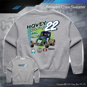 Relaxed Crew Sweater - Hovey Racing