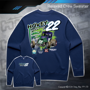 Relaxed Crew Sweater - Hovey Racing