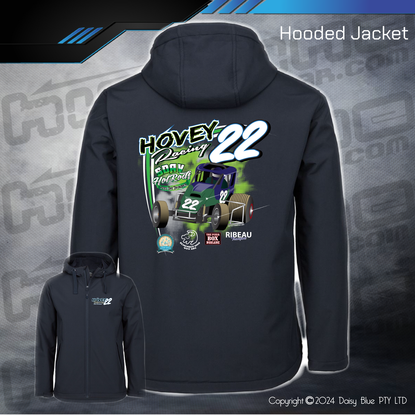 Hooded Jacket - Hovey Racing
