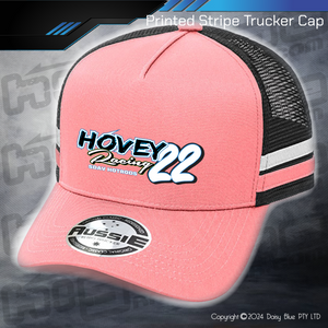 STRIPE Trucker Cap - Hovey Racing