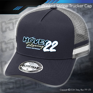 STRIPE Trucker Cap - Hovey Racing