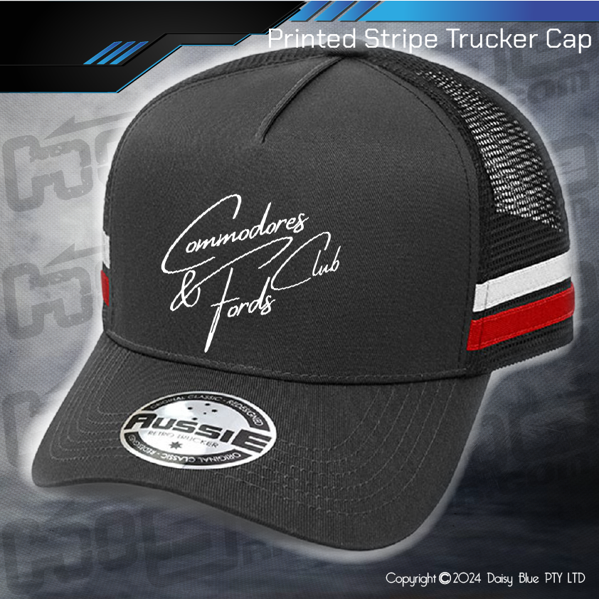 STRIPE Trucker Cap - CFC Script