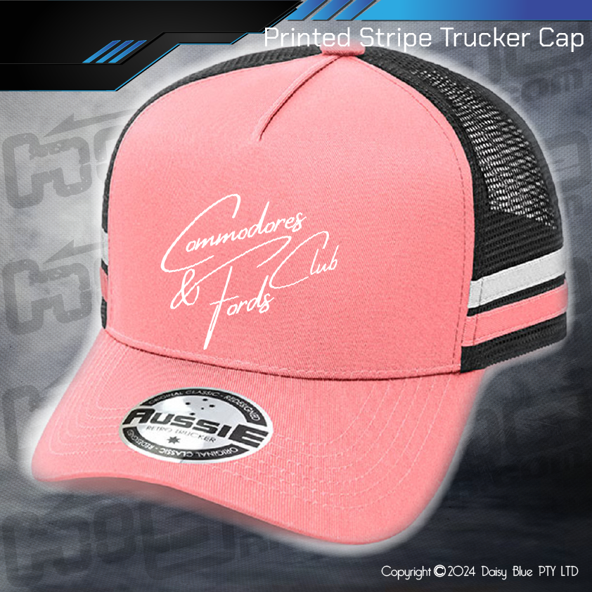 STRIPE Trucker Cap - CFC Script – Highline Racewear