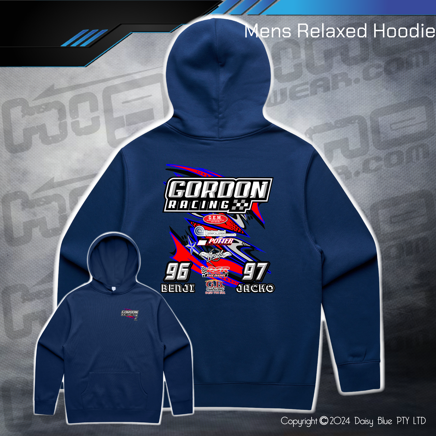 Relaxed Hoodie - Gordon Racing