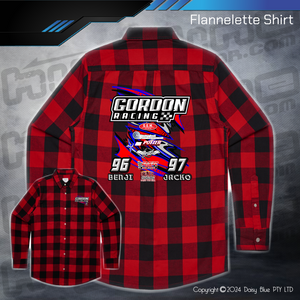 Flannelette Shirt - Gordon Racing