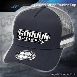 STRIPE Trucker Cap - Gordon Racing