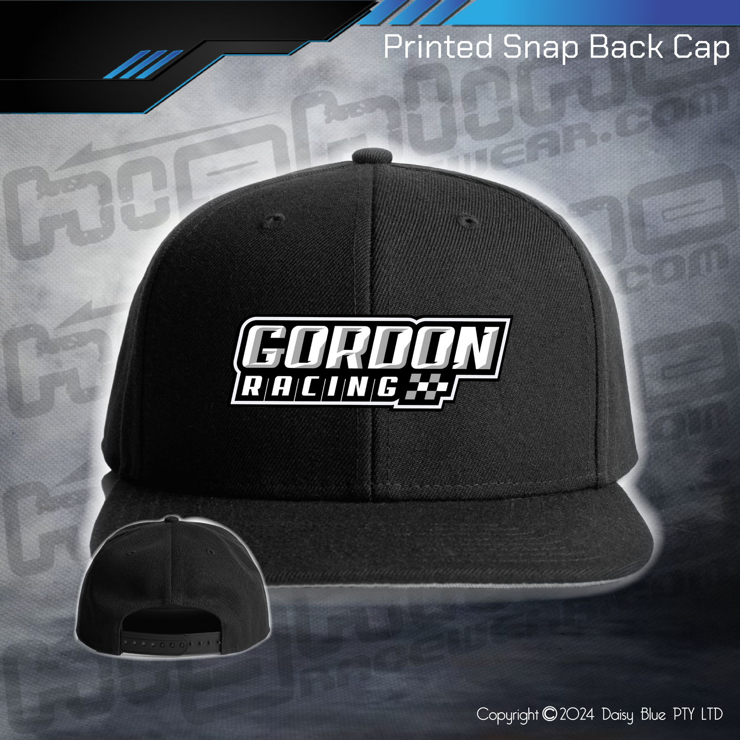 Printed Snap Back CAP - Gordon Racing