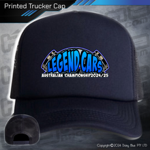 Load image into Gallery viewer, Printed Trucker Cap - Legend Cars 2025
