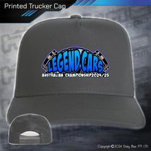 Load image into Gallery viewer, Printed Trucker Cap - Legend Cars 2025
