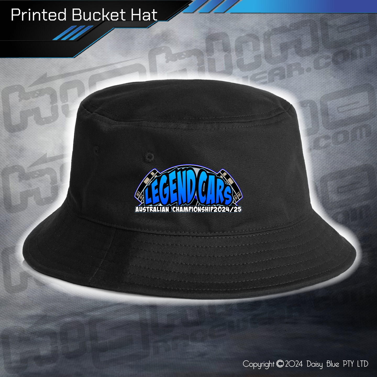 Printed Bucket Hat - Legend Cars 2025