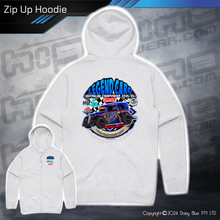 Load image into Gallery viewer, Zip Up Hoodie - Legend Cars 2025
