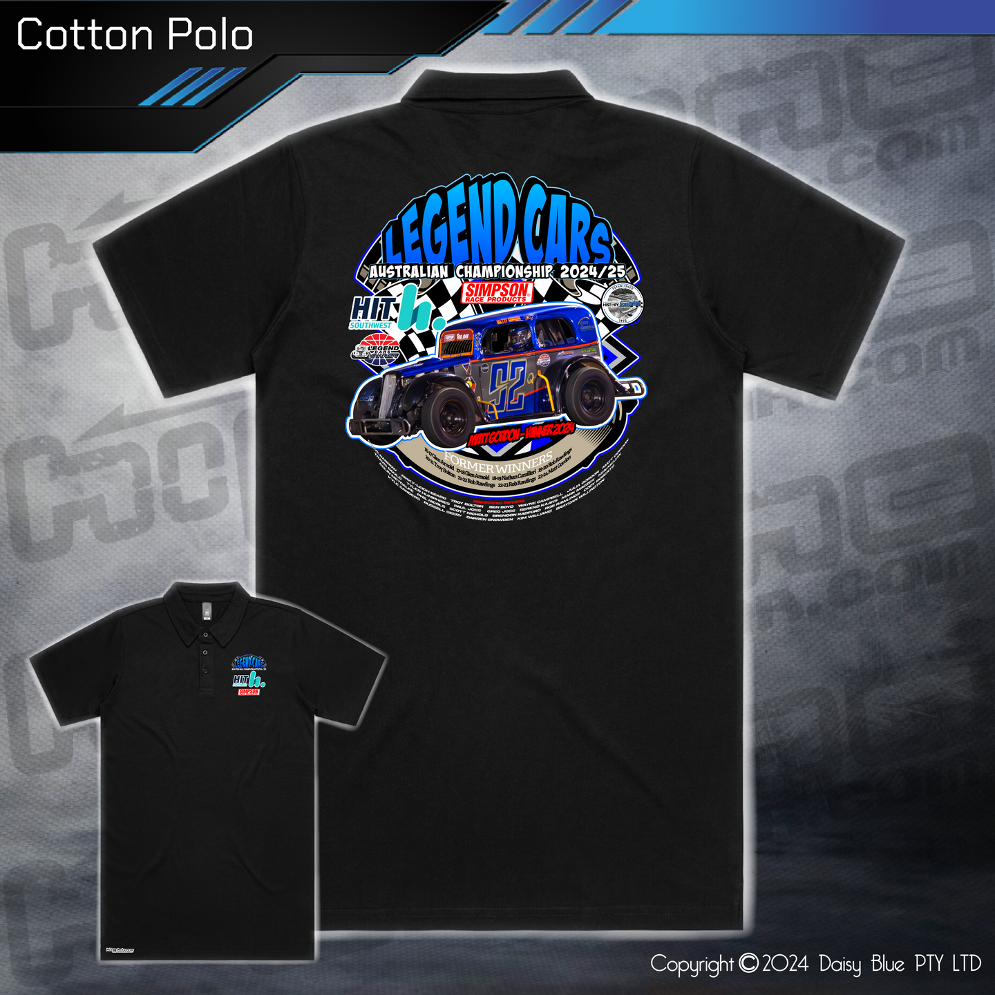 Cotton Polo - Legend Cars 2025