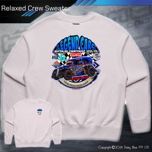Relaxed Crew Sweater - Legend Cars 2025
