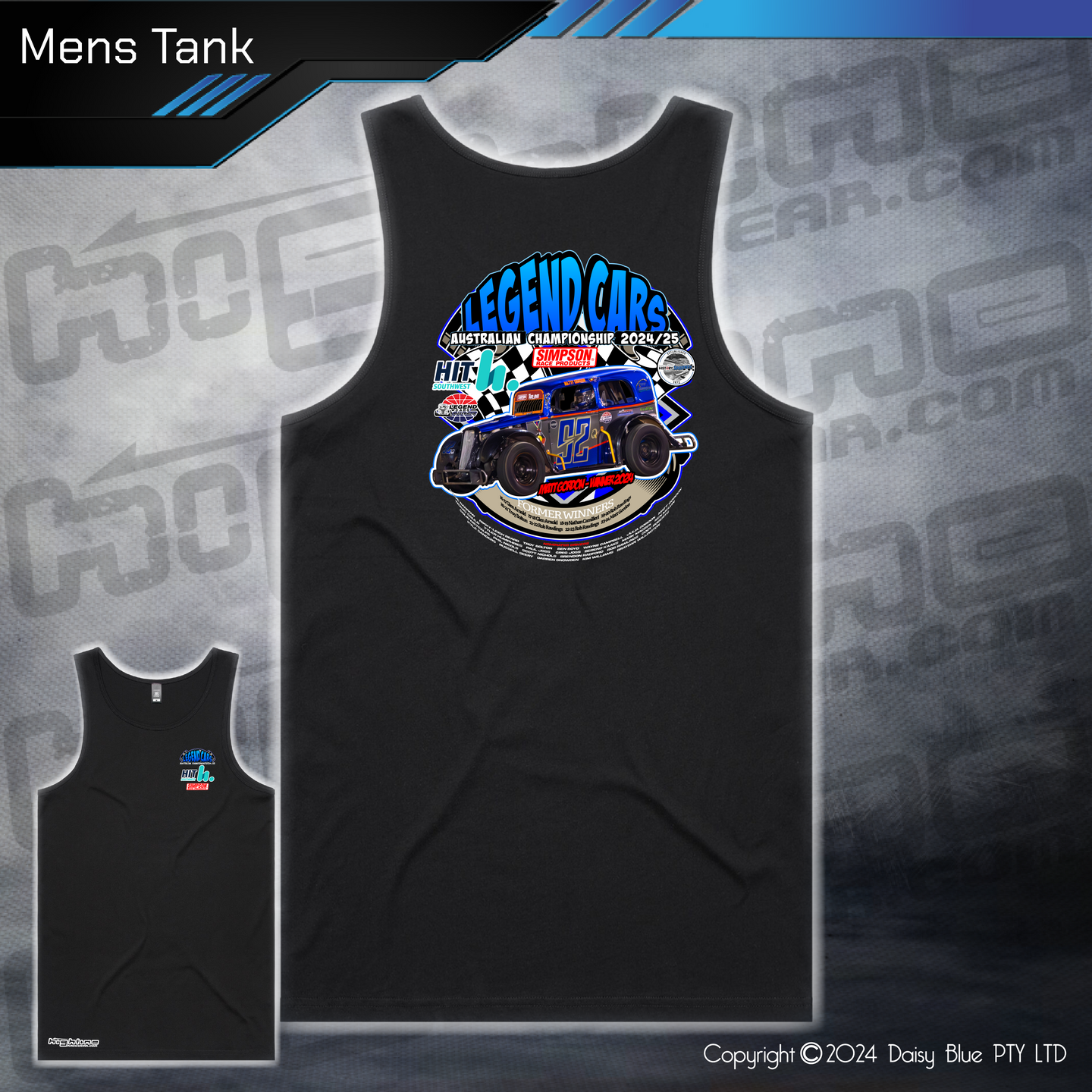 Mens/Kids Tank - Legend Cars 2025