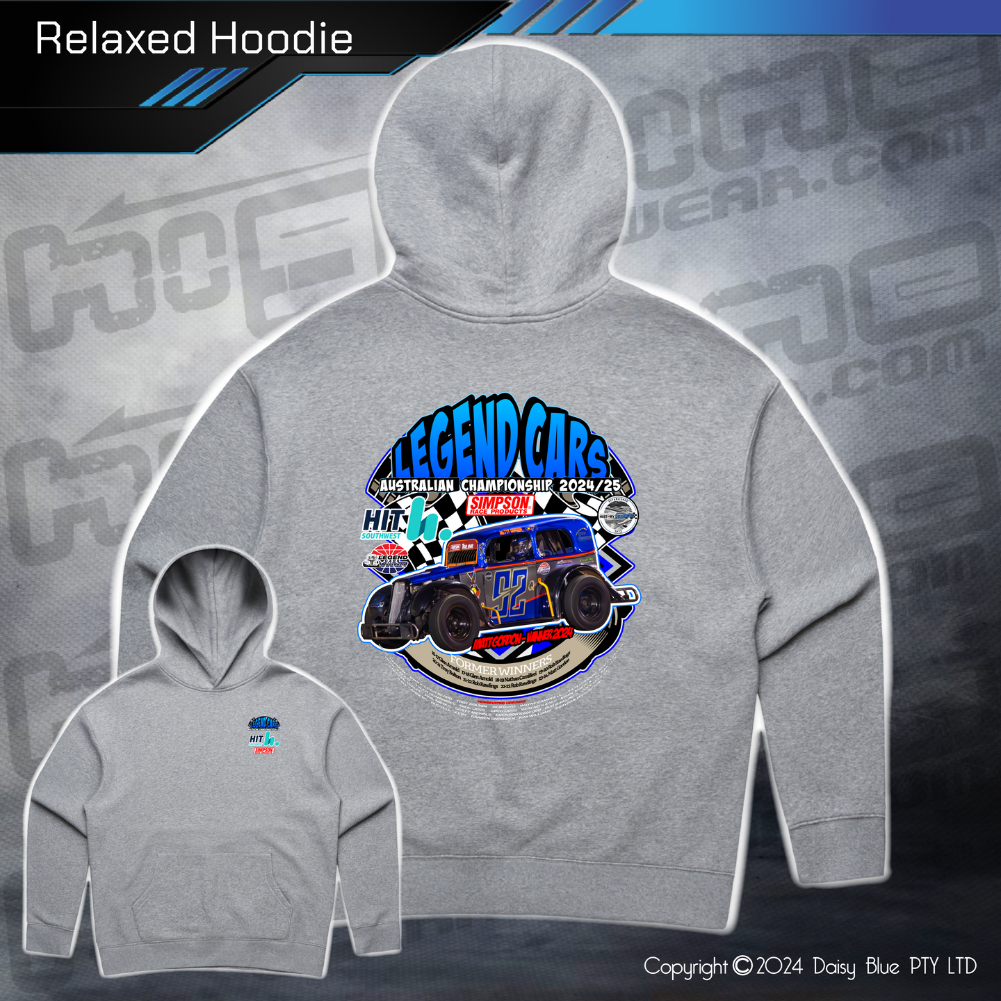 Relaxed Hoodie - Legend Cars 2025