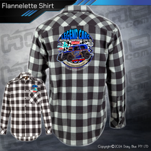 Load image into Gallery viewer, Flannelette Shirt - Legend Cars 2025
