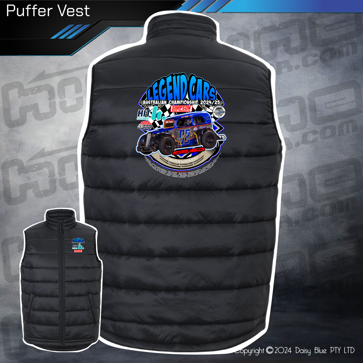 Puffer Vest - Legend Cars 2025